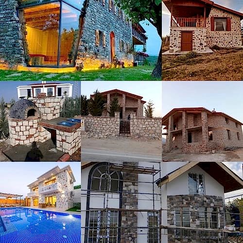 Tekirdağ taş ev inşaatı Estetik taş evler, Tekirdağ Doğal taş malzemeli evler, Tekirdağ Tarihi dokuya sahip taş evler, Tekirdağ taş ev projesi,